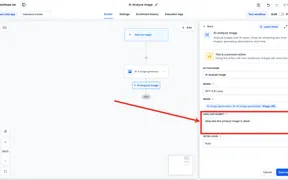AI Analyze Image Action for Workflows