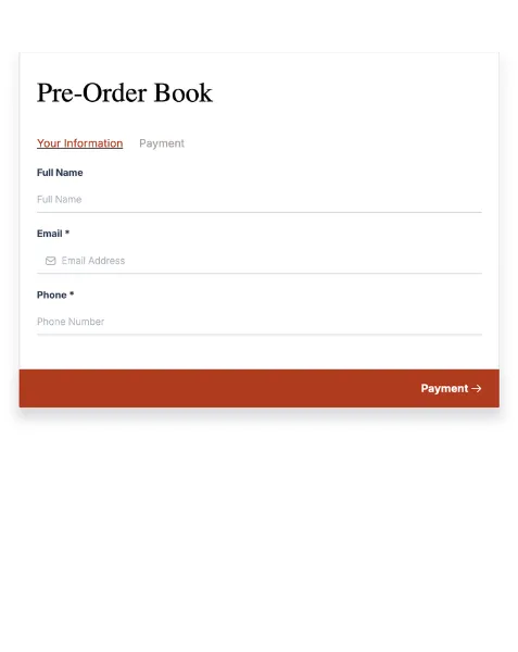 Book Pre-Order - Survey
