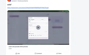 Rich Link and Event Previews in Communities