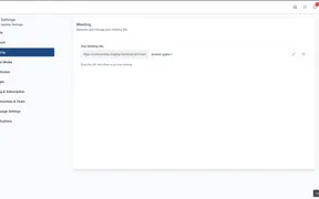 Meetings Now Support Reusable Personal Links