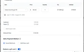 Redeem Gift Cards in Offline Payment Flows