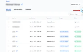 Blogs: Improved URL Importer Experience