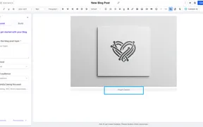 Blog Editor Adds Captions, Keywords, and Image Actions