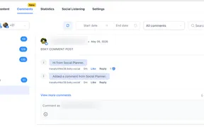 Bluesky Comment Management Added to Social Planner