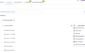 Funnels Can Now Be Added as Course Lessons