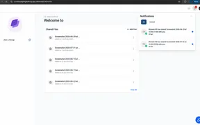 📁 Client Portal — File Share Notifications