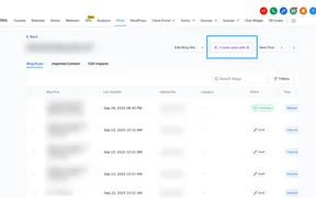 AI Blog Post Creation in SMBcrm