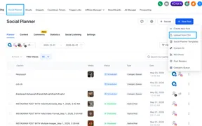 Social Planner CSV Uploads Now Support Video Thumbnails