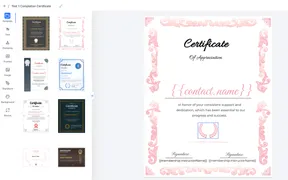 Certificate and Badge Editing Improvements