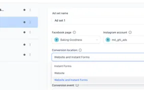 Ad Manager Adds Website and Hybrid Meta Lead Options