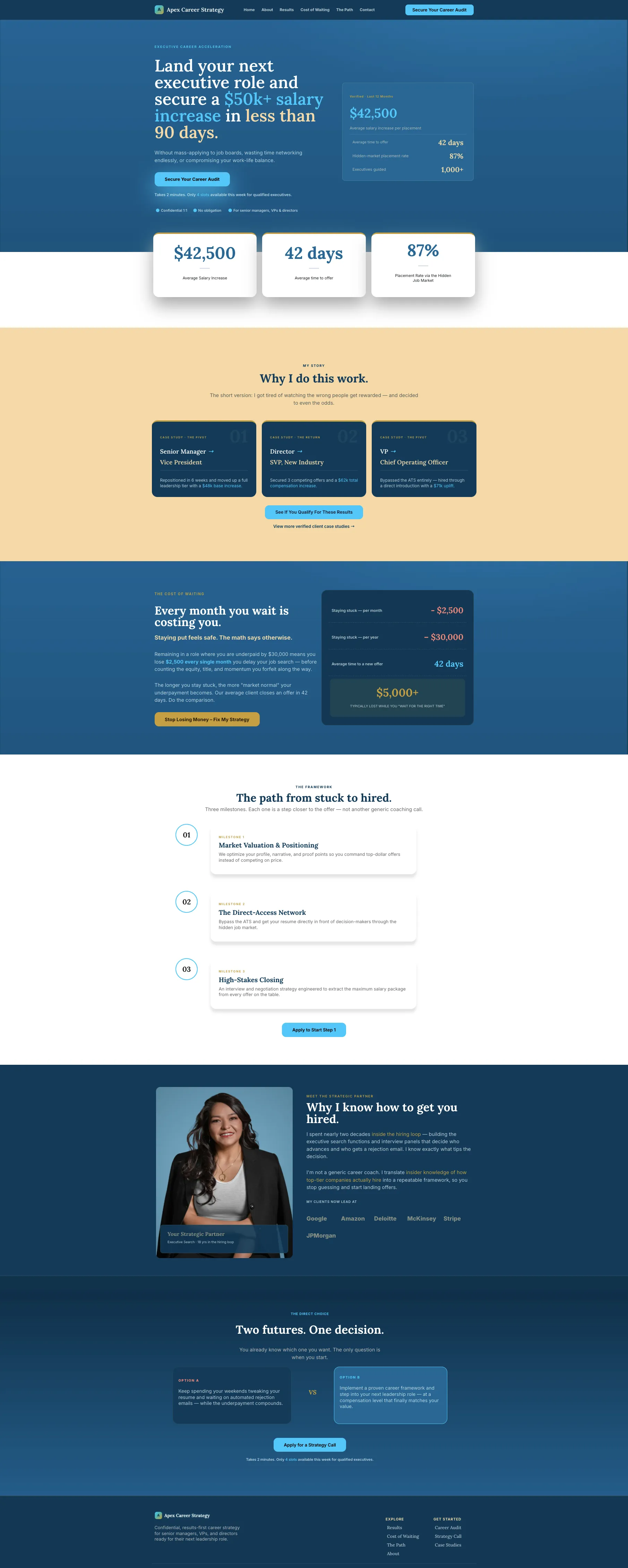 Career Planning Services - Website