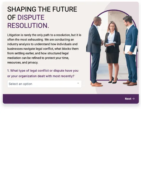 Mediation Services - Survey