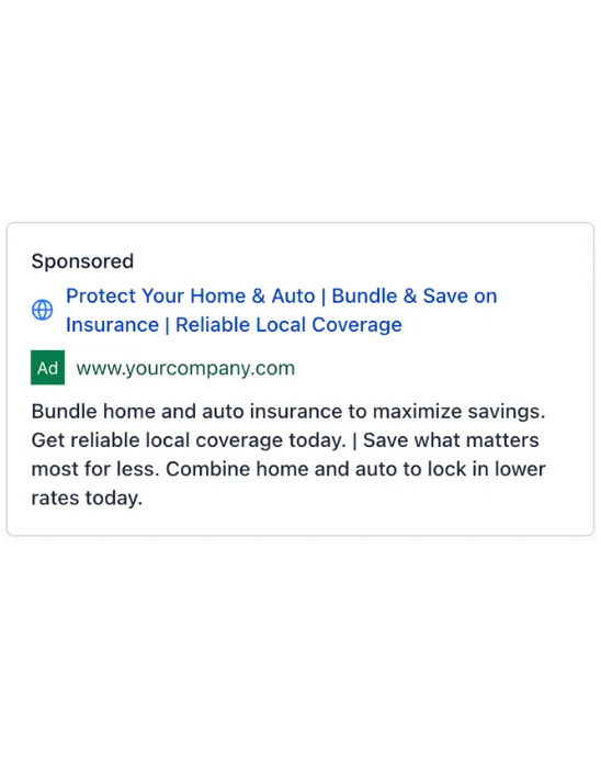 Property and Casualty Insurance Agent - Google Ad