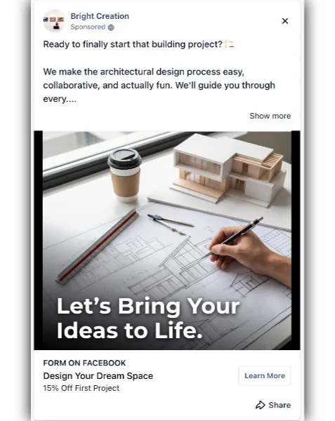 Architectural Design - Facebook Ad