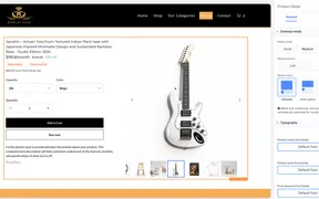 Customize Product Details Page Layout on Desktop