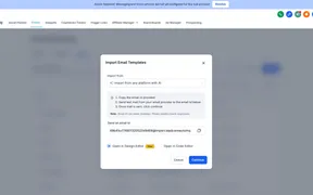 Import Email Templates with AI