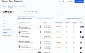 Social Planner Adds Magic Link Post Approvals