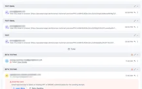 Clearer Email Failure Messages in Conversations