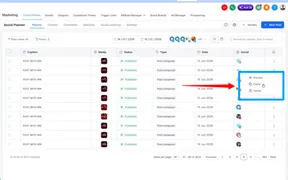 Delete Published Posts Directly from Social Planner