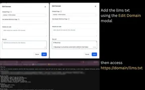 Manage llms.txt Files for Funnels and Websites