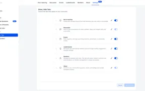 Customize Community Tabs With Reordering and Renaming