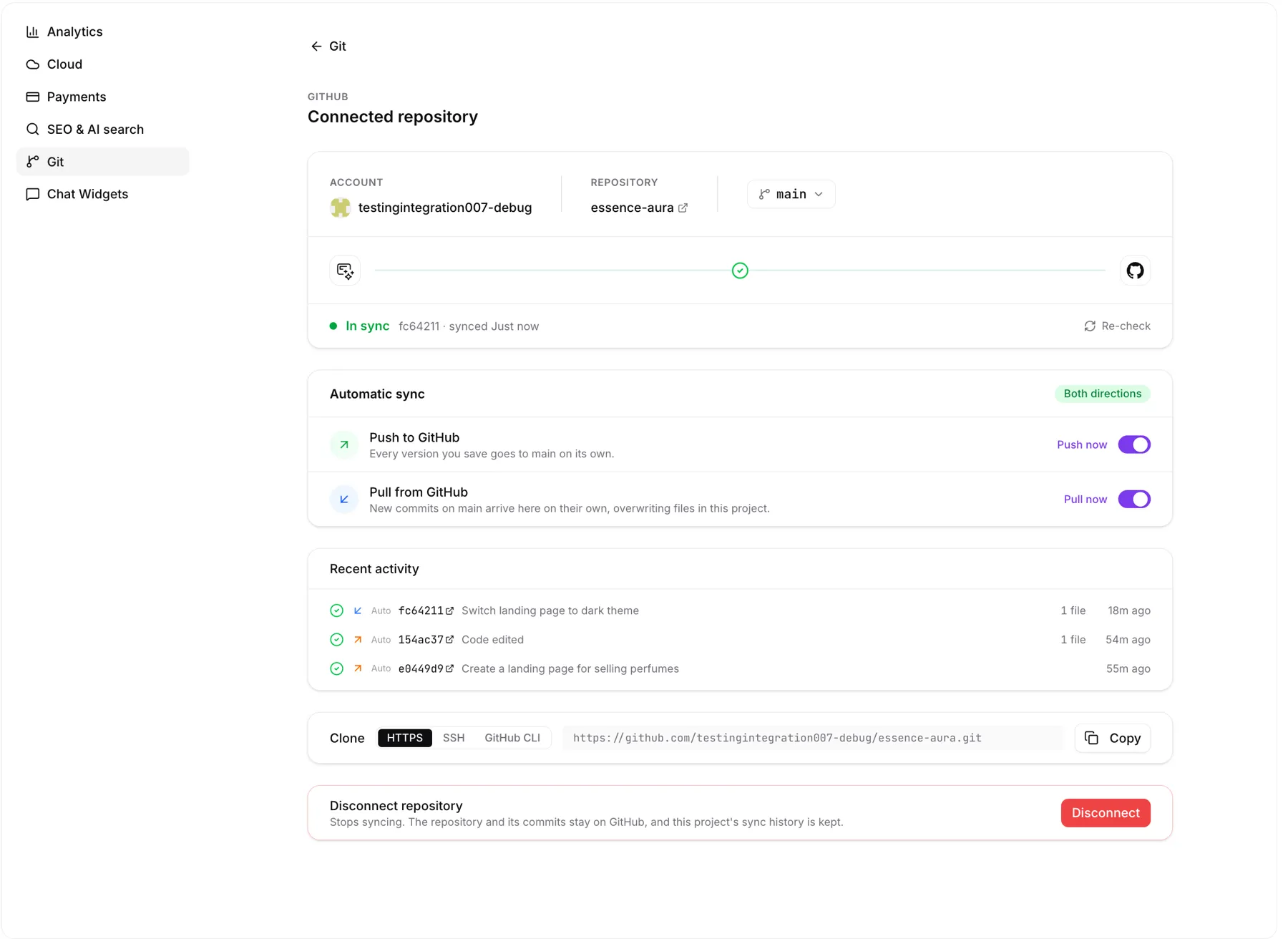 connected-repo