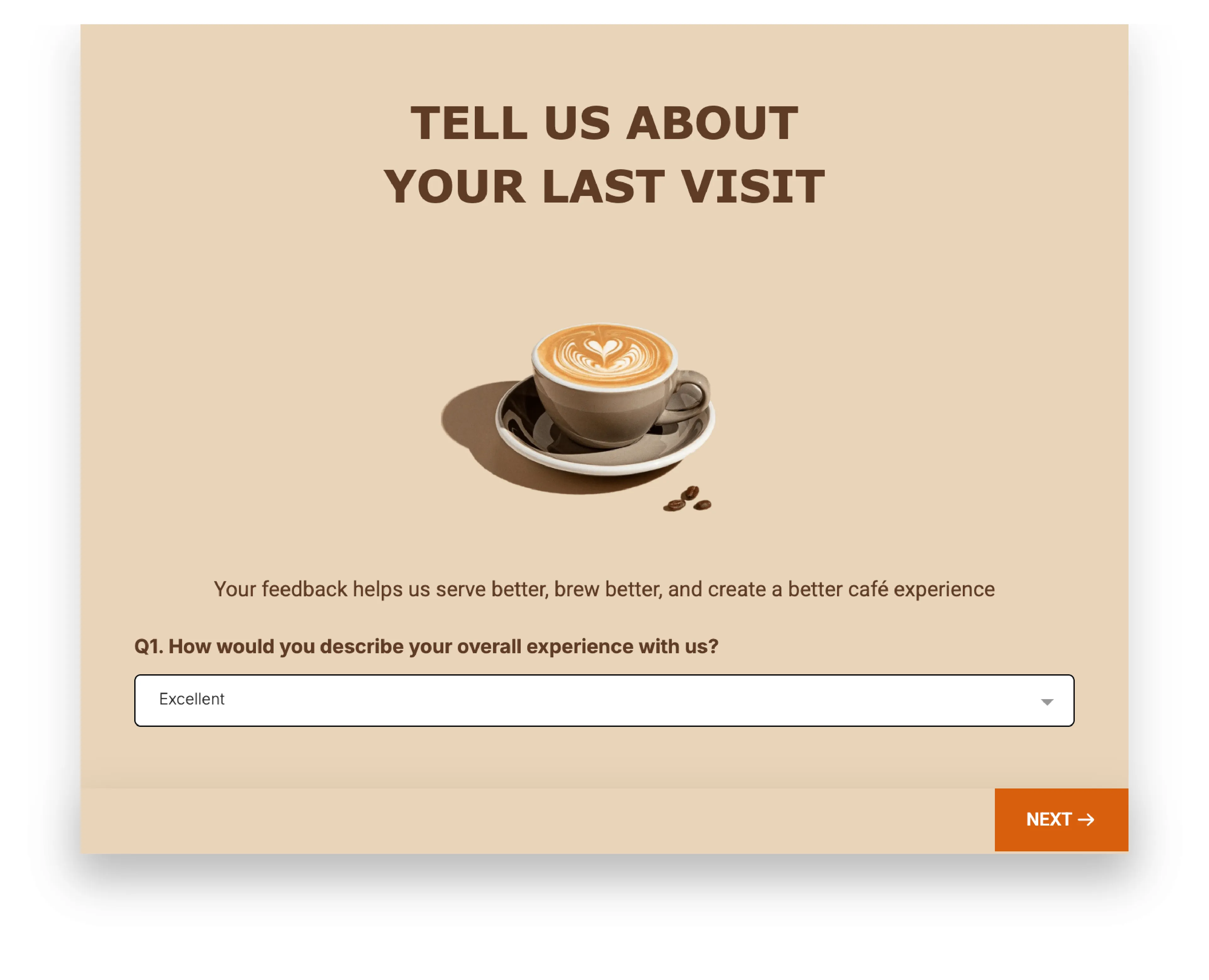 Coffee Shop - Survey