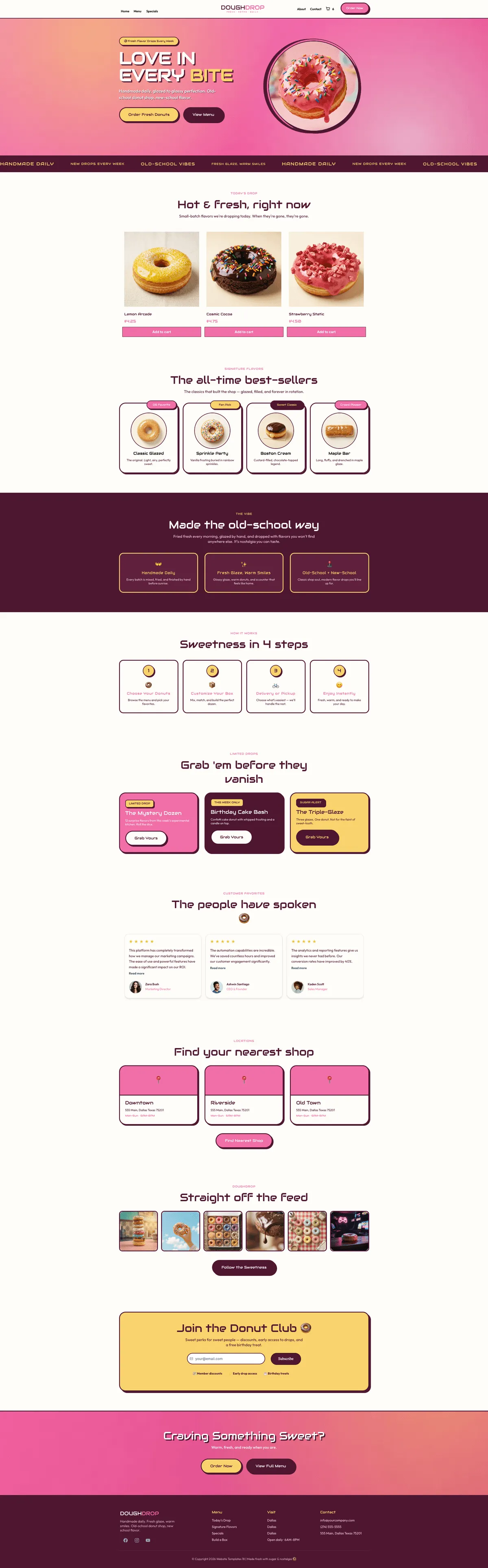 Donut Shop - Store