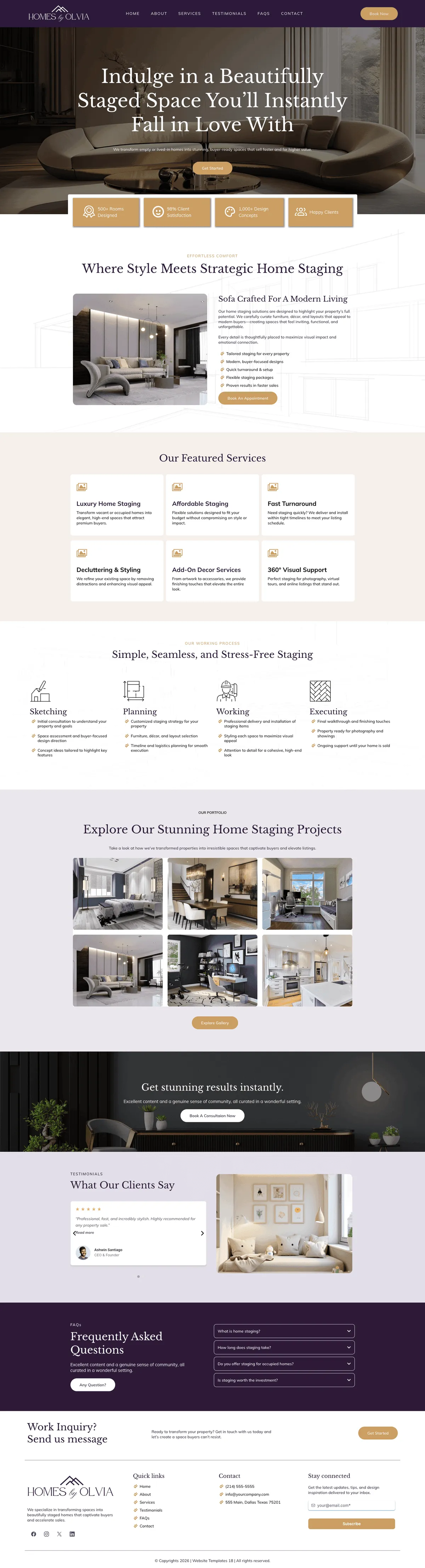 Home Staging - Website