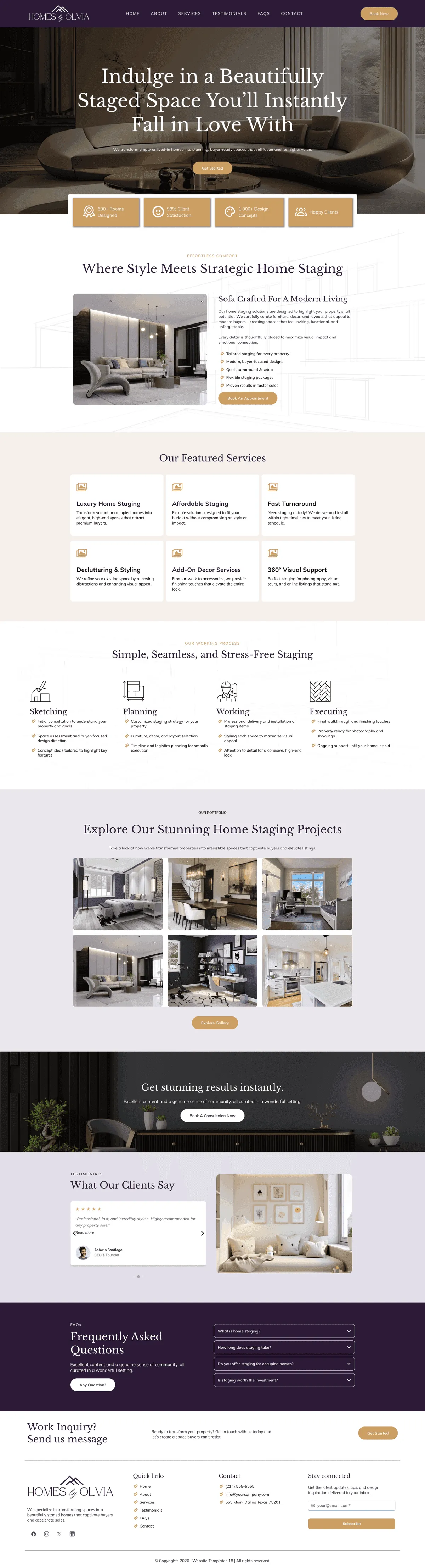 Home Staging - Website
