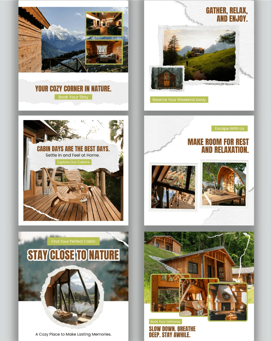 Vacation Cabin Rentals - Social Planner