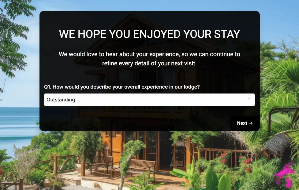 Lodge Rental - Survey