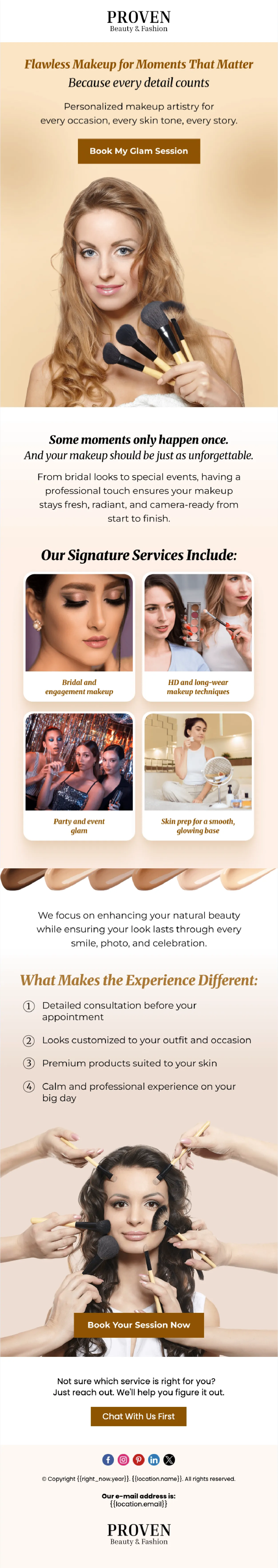 Makeup Artist - Email