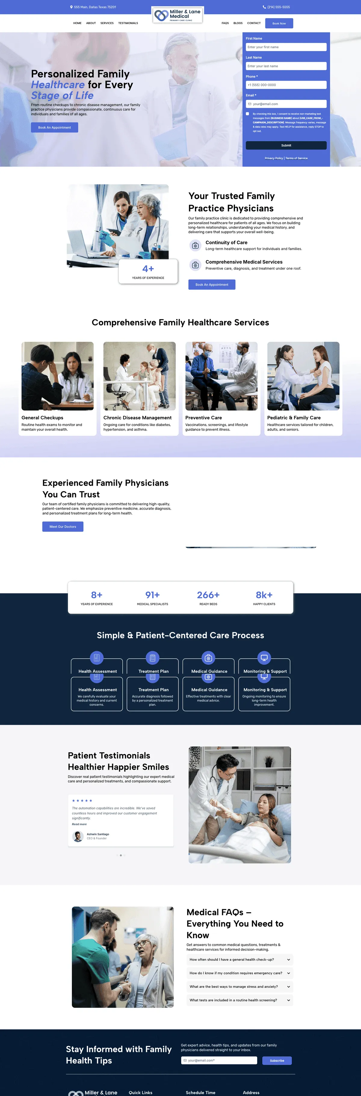 Family Practice Physician - Website