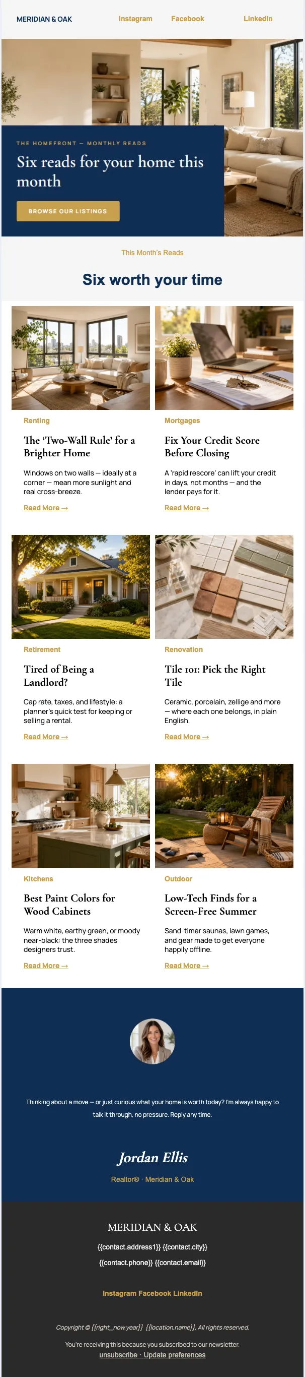 Listing Agent - Email