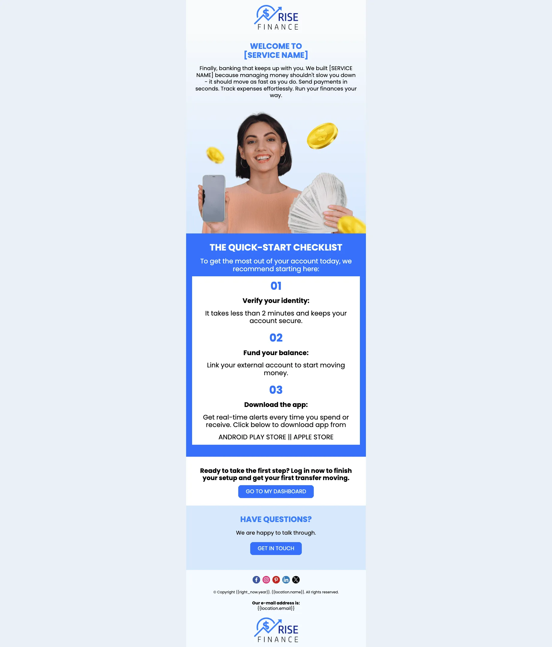 Banking and Payment - Email