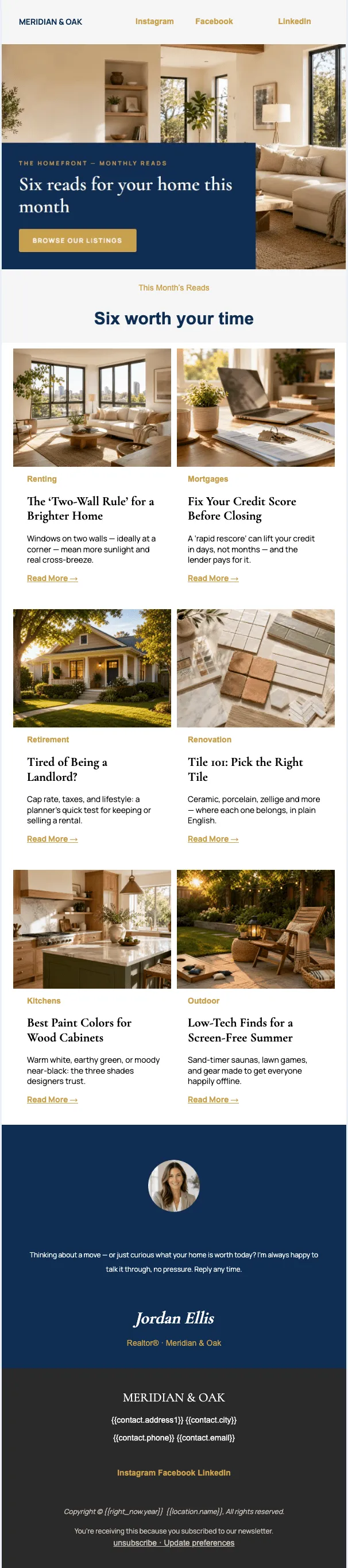 Listing Agent - Email