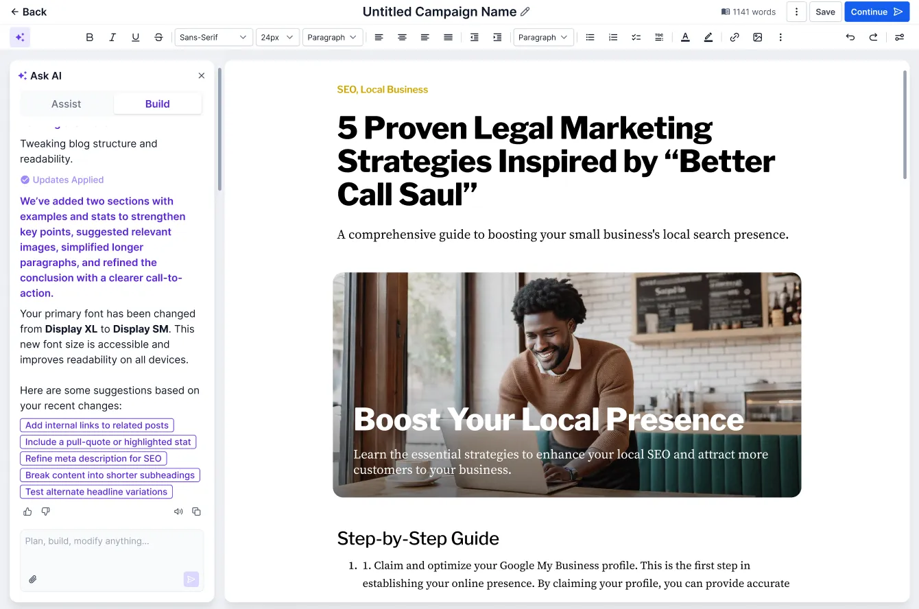 Generated post workflow