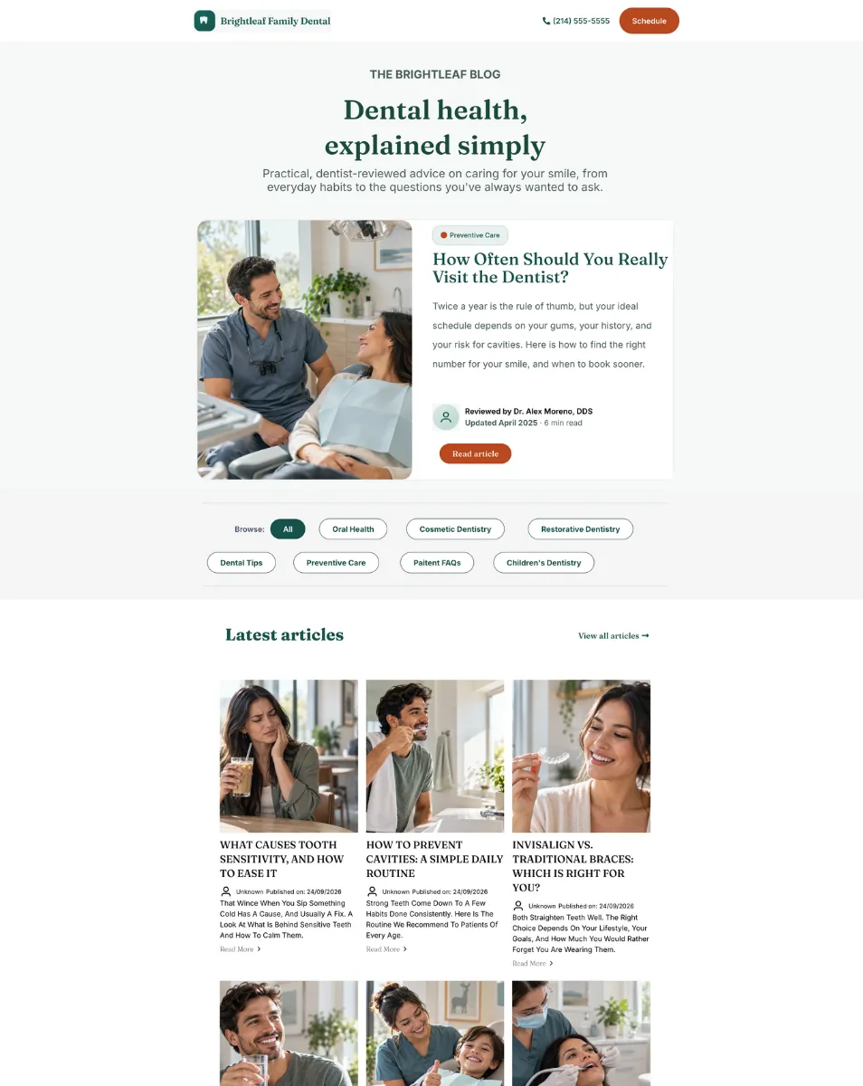 Dentist - Blog