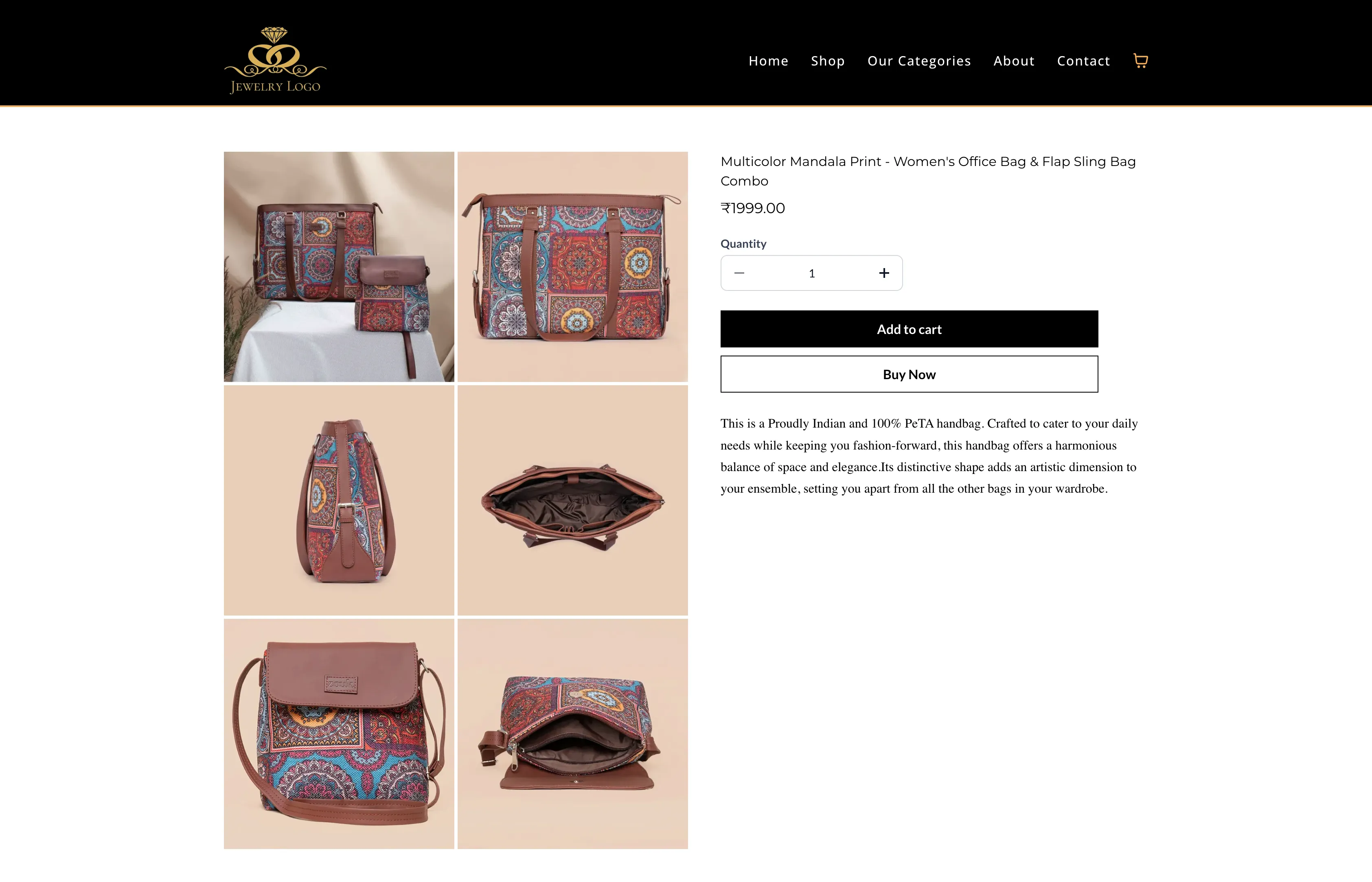 Product media layout in use