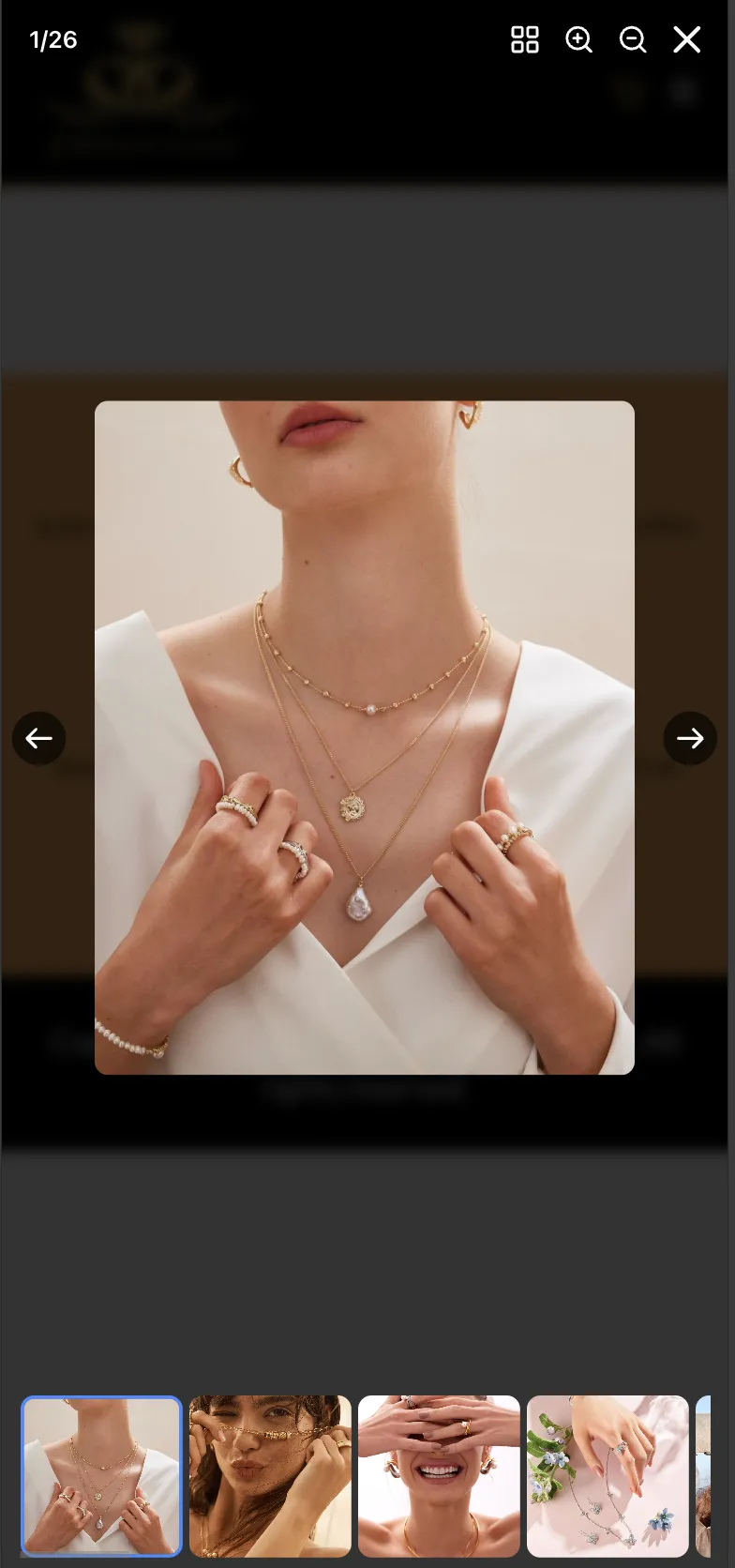 Mobile product image view