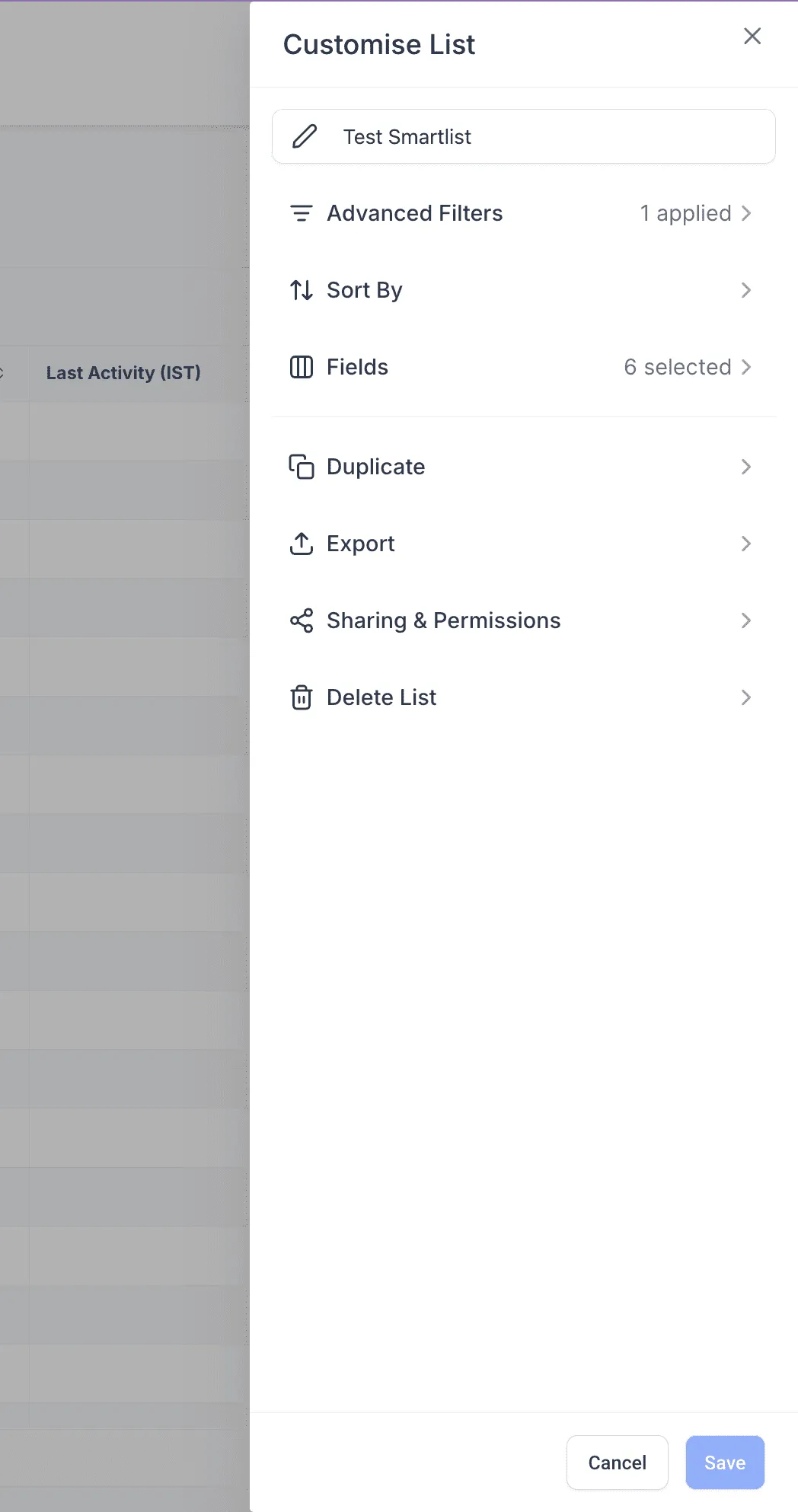 Contact segment filter configuration with multiple conditions in SMBcrm