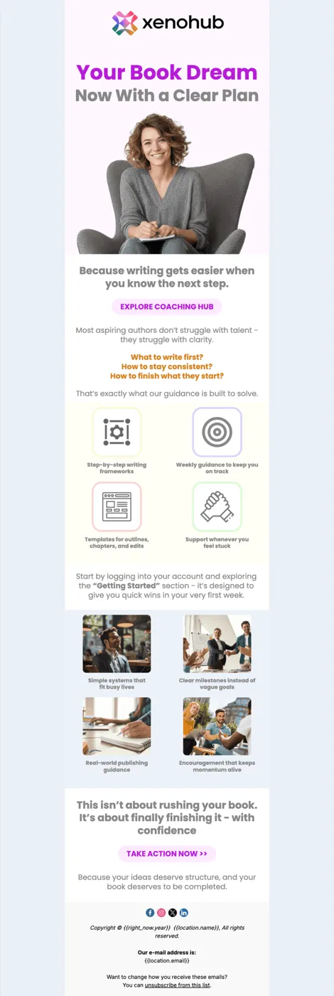 Author Coaching Onboarding - Email