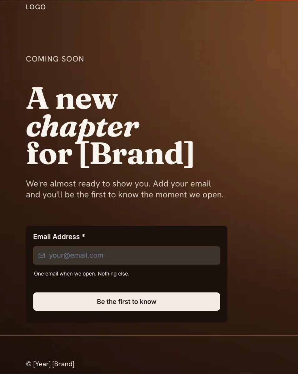 Coming Soon Anticipation - Funnel