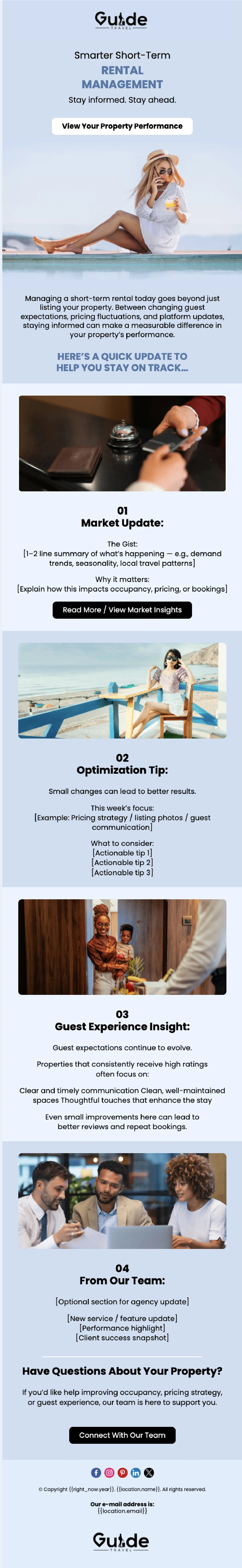 Short-Term Rental Management - Email