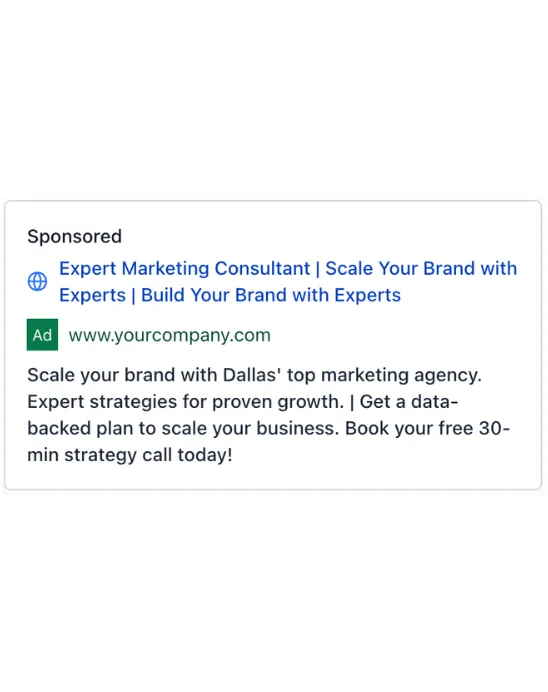 Marketing Consultancy - Google Ad