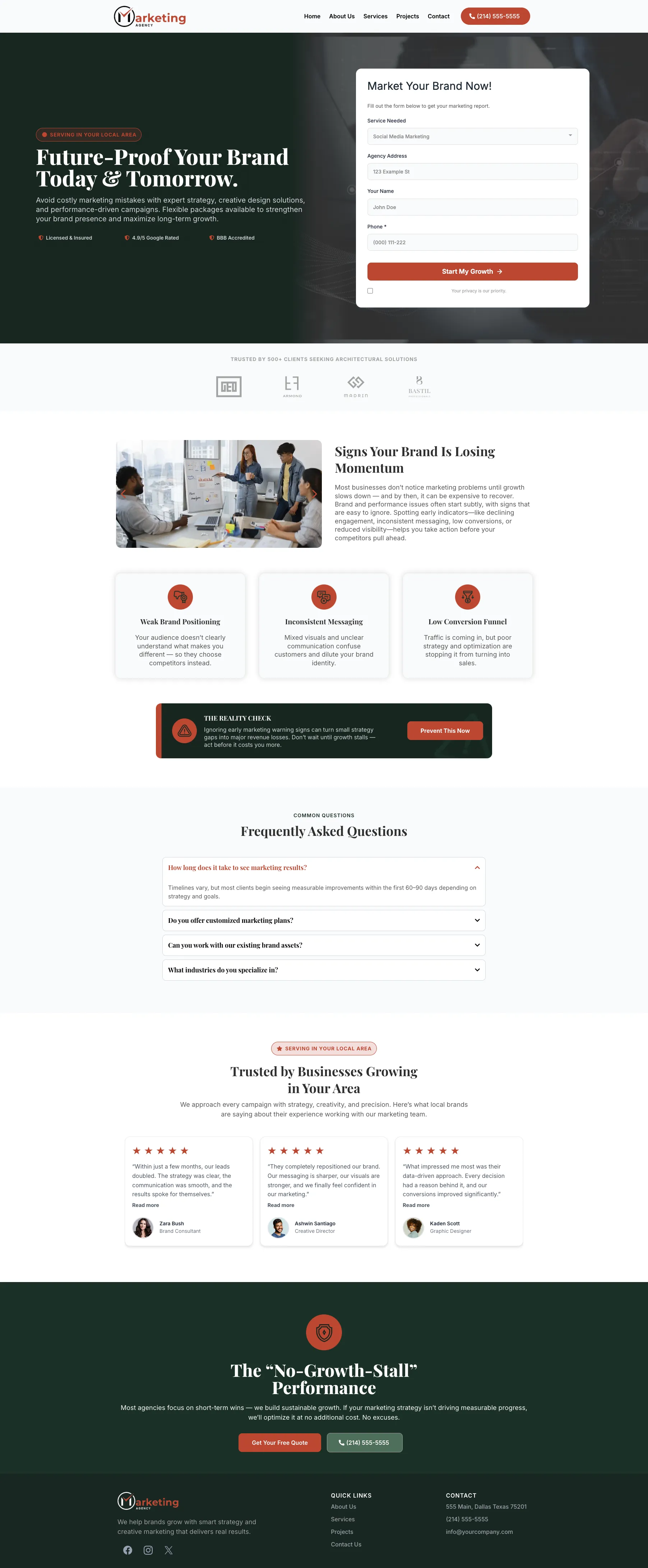 Marketing Firm - Website