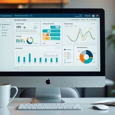 CRM dashboard showing analytics and pipeline metrics