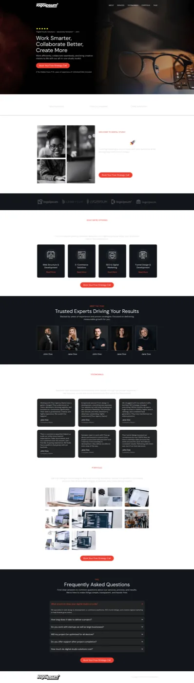 Digital Studio Solutions - Website