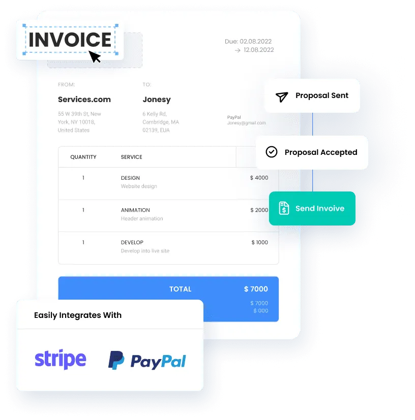 Payments & Commerce features in SMBcrm